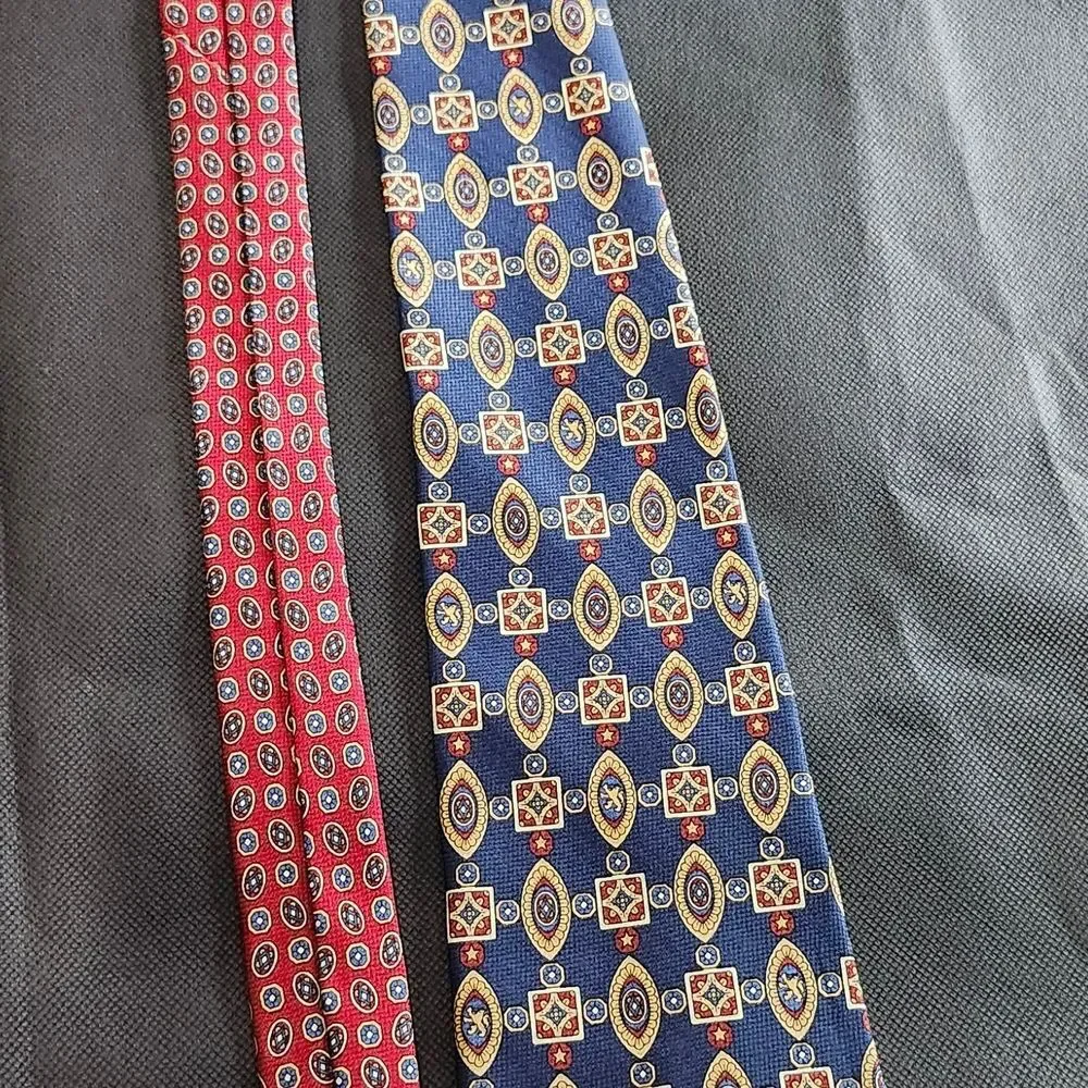Tommy Hilfiger Men's Blue Patterned Tie